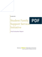 Student Family Support Services Initiative, Final Evaluation Report