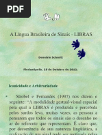 Apresentacao Aula de LIBRAS Iconicidade e Arbitrariedade