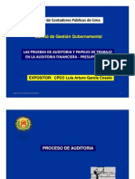 Prueba s Auditori a Pape Les Trabajo