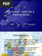 Download European Union as a trade block by anuj surana SN11444982 doc pdf