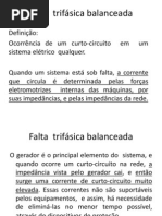Falta  trifásica balanceada