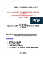 Taller II - Comunicación y Nuevas Tecnologías en el Aula