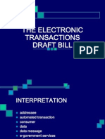 The Electronic Transactions