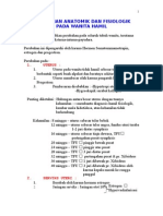 Perubahan Anatomik Dan Fisiologik