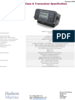 Raymarine E70050 AIS 950 Class A AIS Transceiver Specification