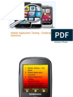 Mobile Application Testing: Challenges & Solutions: Ashwini Phalle
