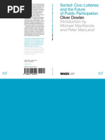 Download Sorted Civic Lotteries and the Future of Public Participation by MASS LBP SN11446805 doc pdf