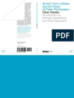 Download Sorted Civic Lotteries and the Future of Public Participation by MASS LBP SN11446805 doc pdf