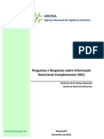 Perguntas e Respostas Sobre Informação Nutricional Complementar