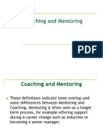 Coaching and Mentoring