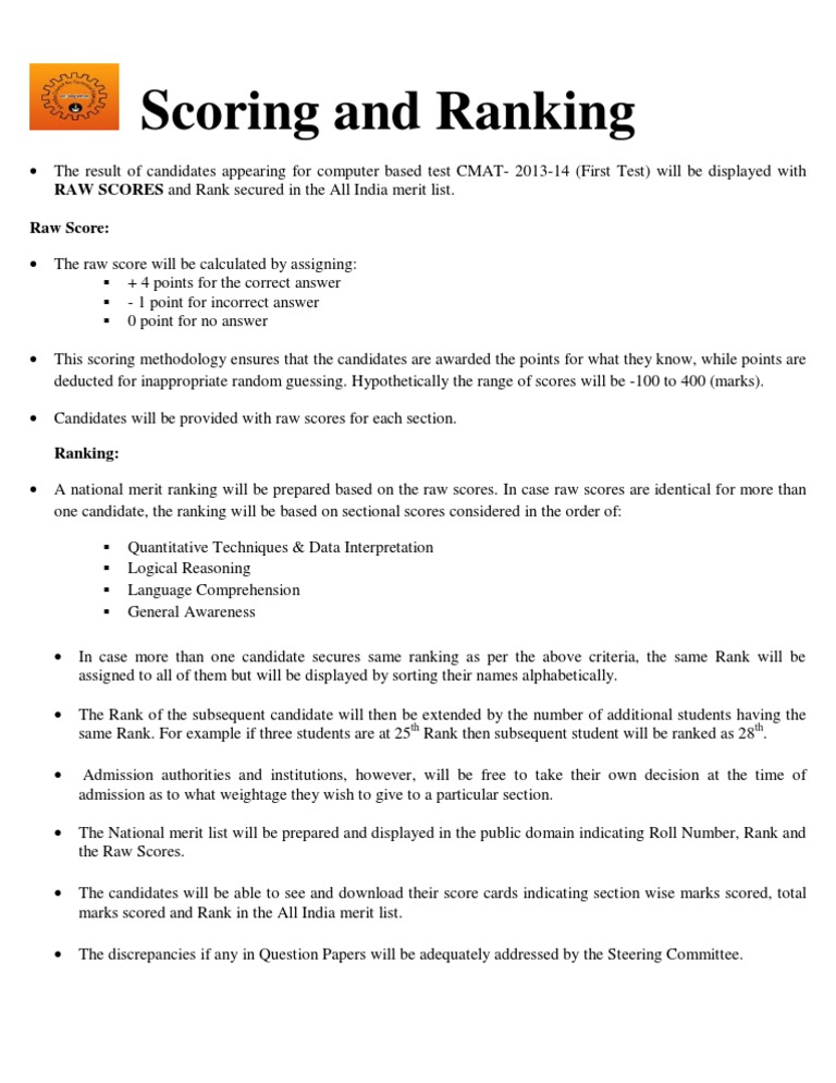 Score Ranking | PDF