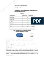 Análisis e Interpretación de Resultados