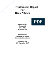 Download Internship Report for Bank Alfalah by usman ali SN11451855 doc pdf