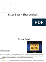 Essex Boys - Shot Analysis