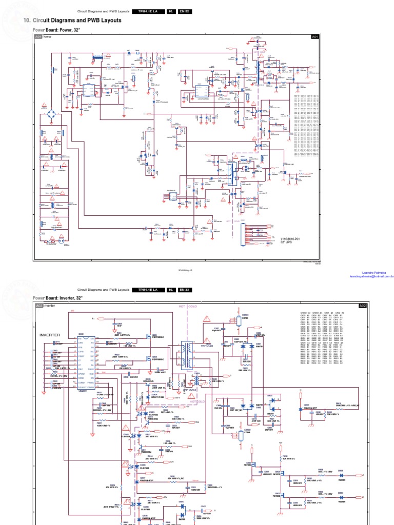 Philips 32PFL3605D LCD Esquema Fonte Tv32pfl3605d | Chess | Chess Theory
