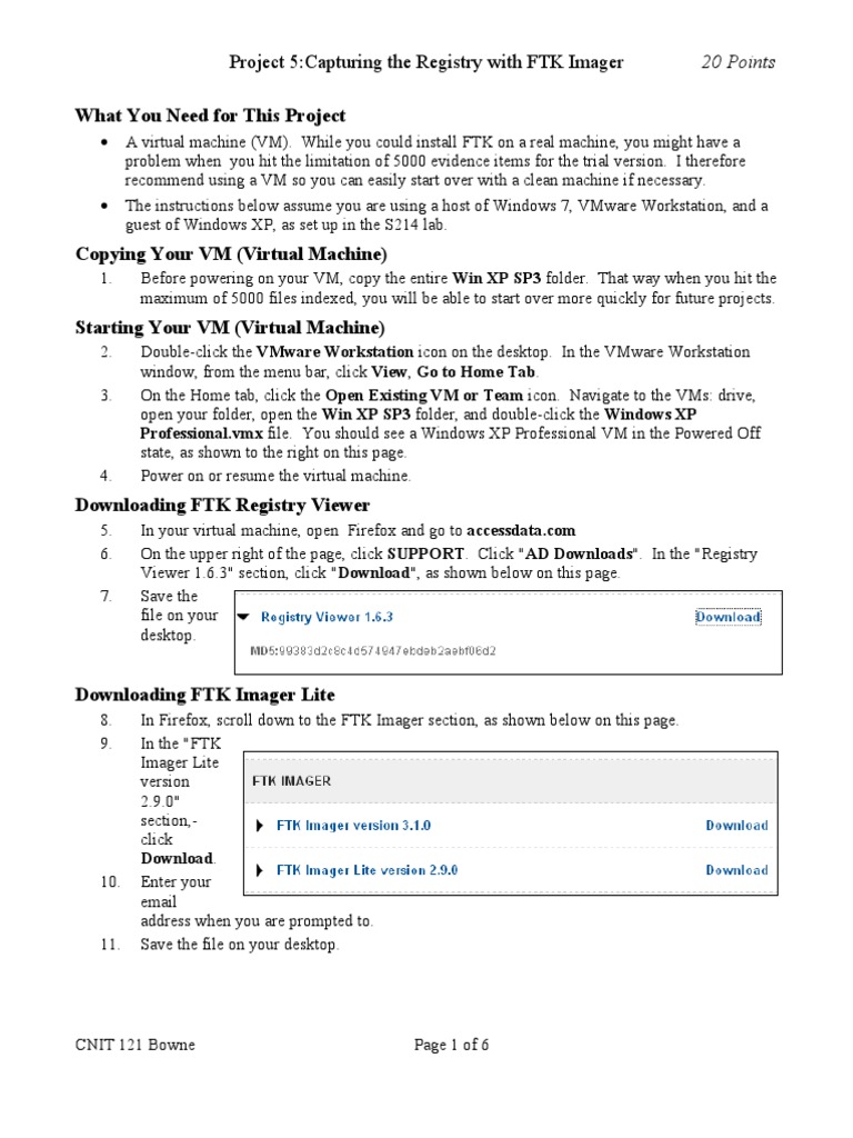 Ftk Imager Virtual Machine