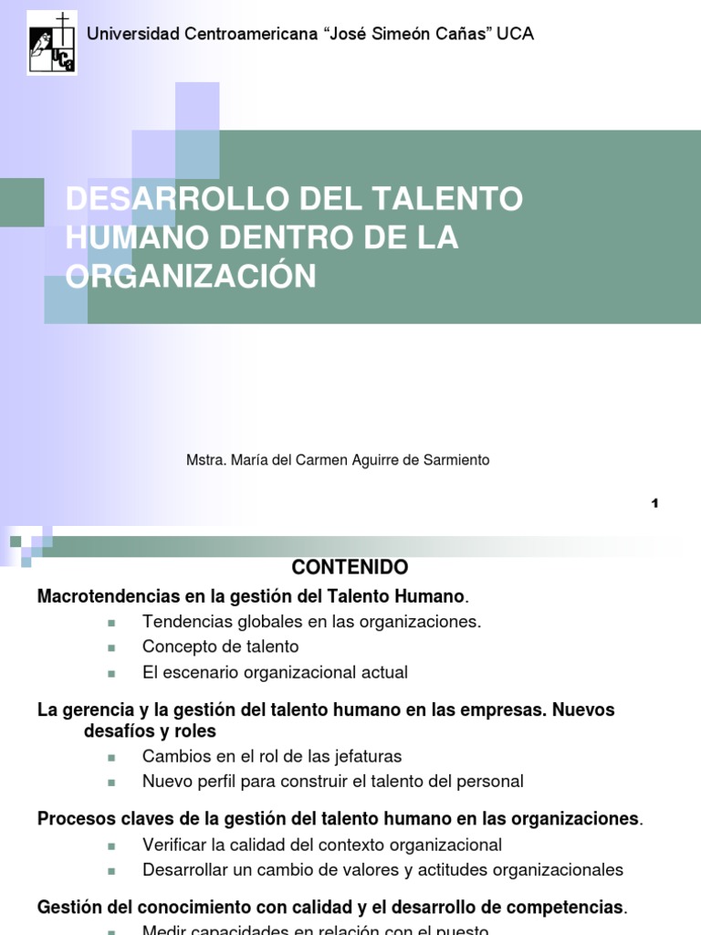 Tendencias en la Gestión del Talento Humano | PDF | Gestión del talento ...
