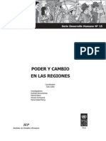 Poder y Cambio en Las Regiones