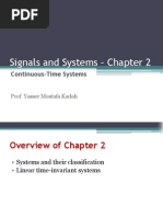 Signals and Systems - Chapter 2