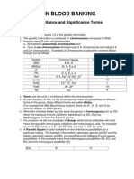 Genetics in Blood Banking