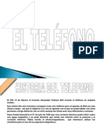 Historia Del Telefono