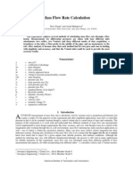 Mass Flow Rate Calculation Methods