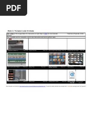 Imovie Storyboard