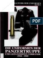Die Uniformen Der Panzertruppe Und Gepanzerten Verbaende 1934-1945