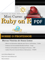 Apresentacao Ruby Rails Cajuina