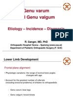 Genu Varum and Genu Valgum Causes Diagnosis