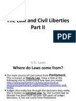 Lesson 9 - The Law and Civil Liberties