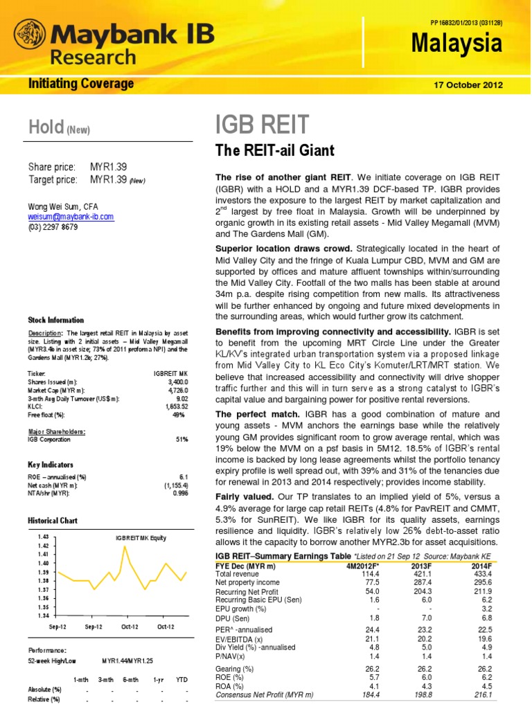 Igb Ipo | PDF | Cost Of Capital | Discounted Cash Flow