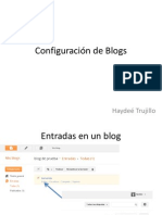 Configuración de Blogs