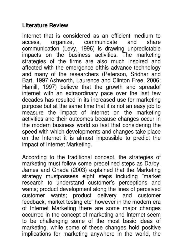 Literature review on impact of social media on business image