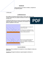 Introducción a la óptica geométrica: reflexión y refracción