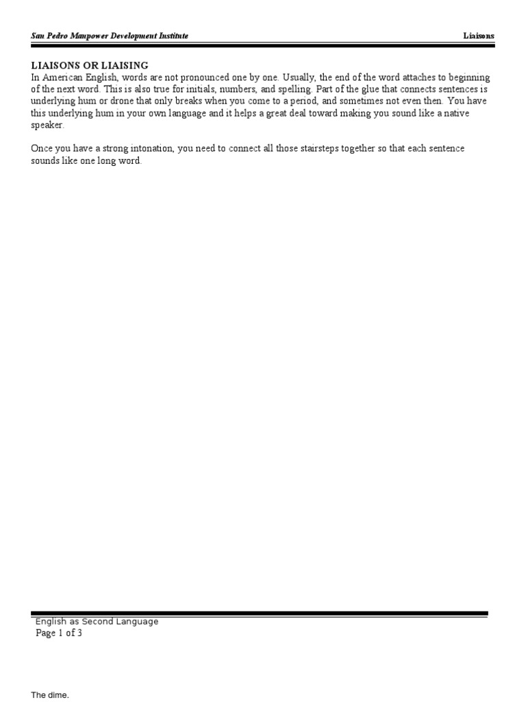 Module4 Liaisons | PDF