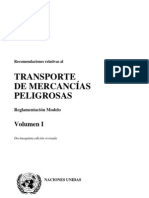 Recomendaciones Relativas Al Transporte de Mercancias Peligrosas