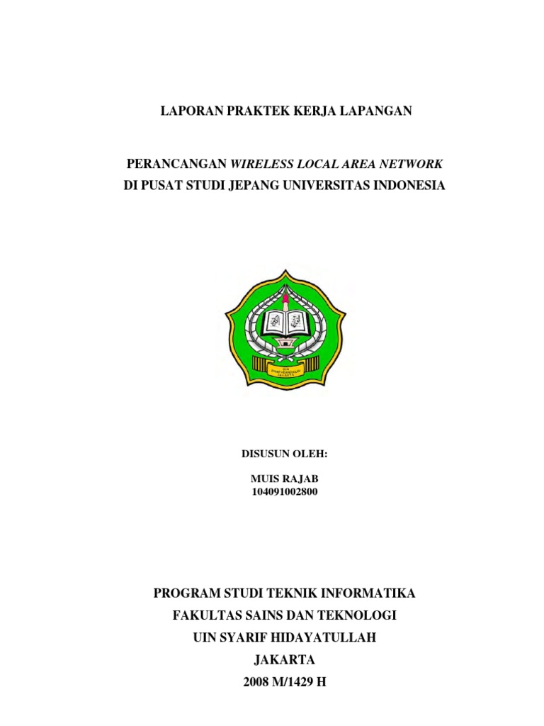 Laporan Pkl Wireless Lan