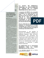 2012-11-27 Noticia en Prensa Solicitud COFAV y SPPLB Pago Parte Paga Extra