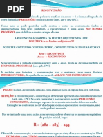 Aulas 3 e 4 Reconvencao Excecao e Peticoes Simples