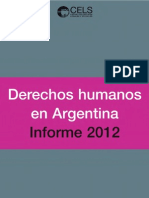 CELS Informe 2012