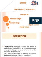 Onvertibility OF Rupees: Prepared by