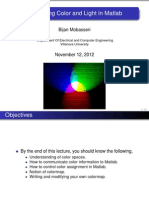 Controlling Color and Light in Matlab: Bijan Mobasseri