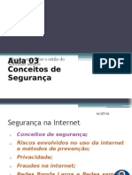 Internet - Aula 03 - Conceitos de Segurança