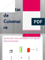 Suma de Fracciones Con Las Regletas de Cuisenaire