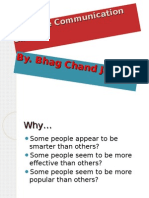 Effective Communication BY BHAG CHAND JAT