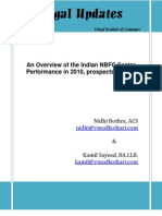 An Overview of The Indian NBFC Sector - Nidhi & Kamil