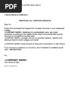 Canteen Proposal