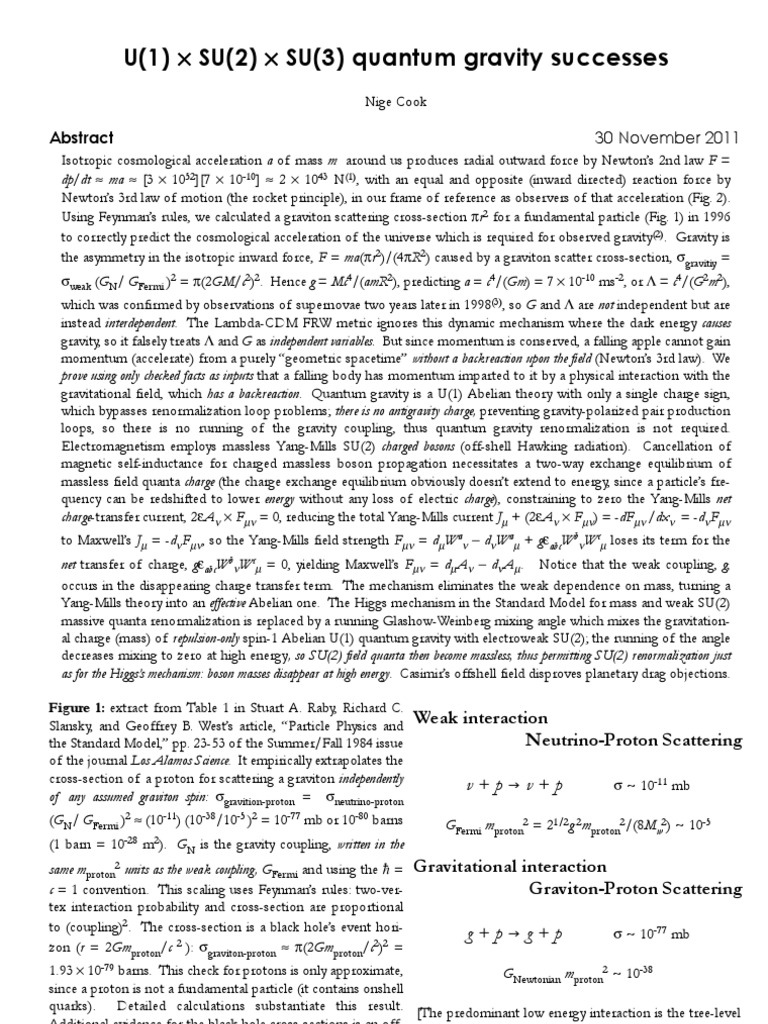 Quantum Gravity and Cosmological Acceleration | PDF | Field (Physics ...
