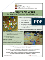 Poster - Expressive Art Group For 8-10 Yrs - Winter 2013